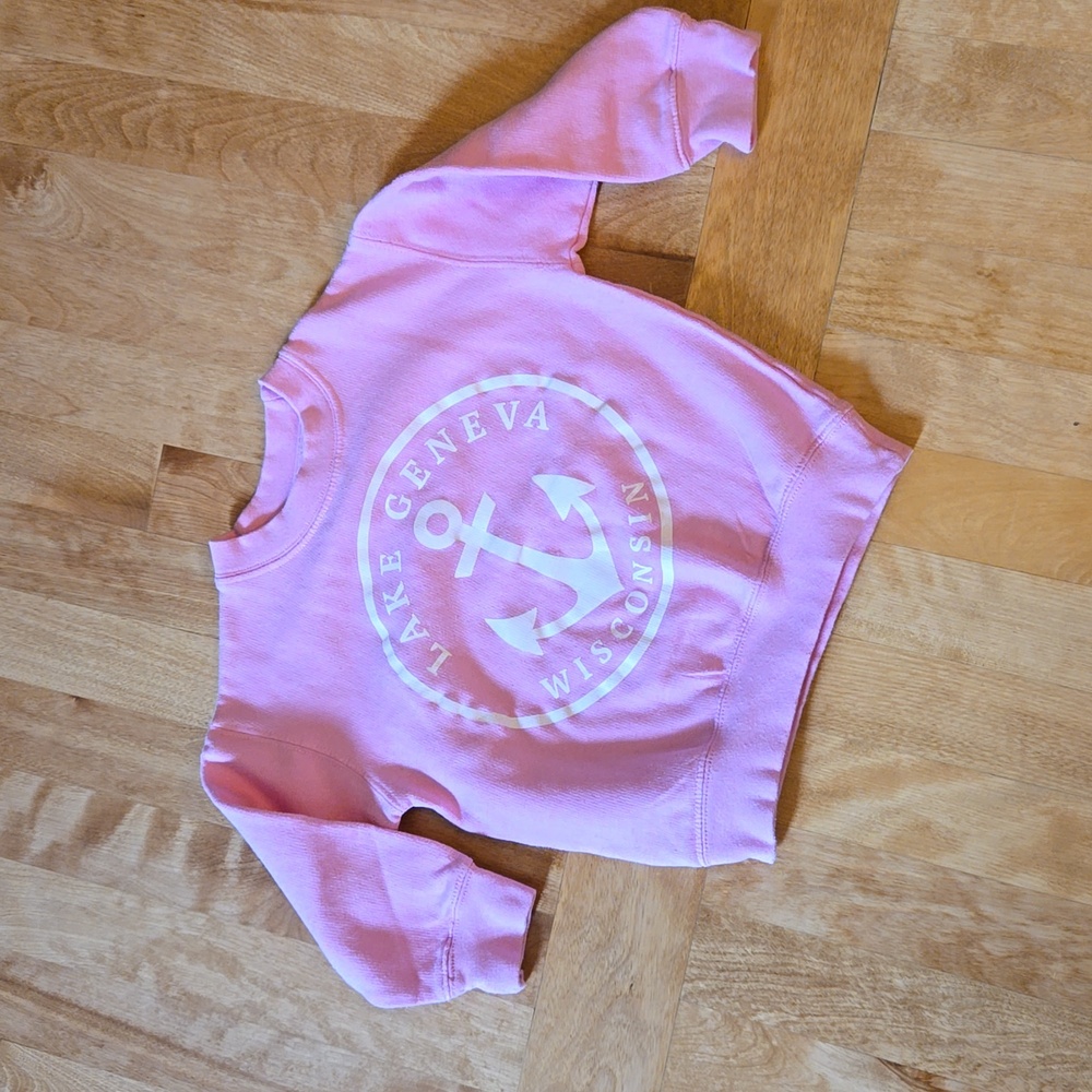 Kiddy kats like new pink lake Geneva Wisconsin sweatshirt size 3T